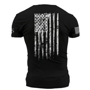 Women's Veteran Flag T-shirt Black